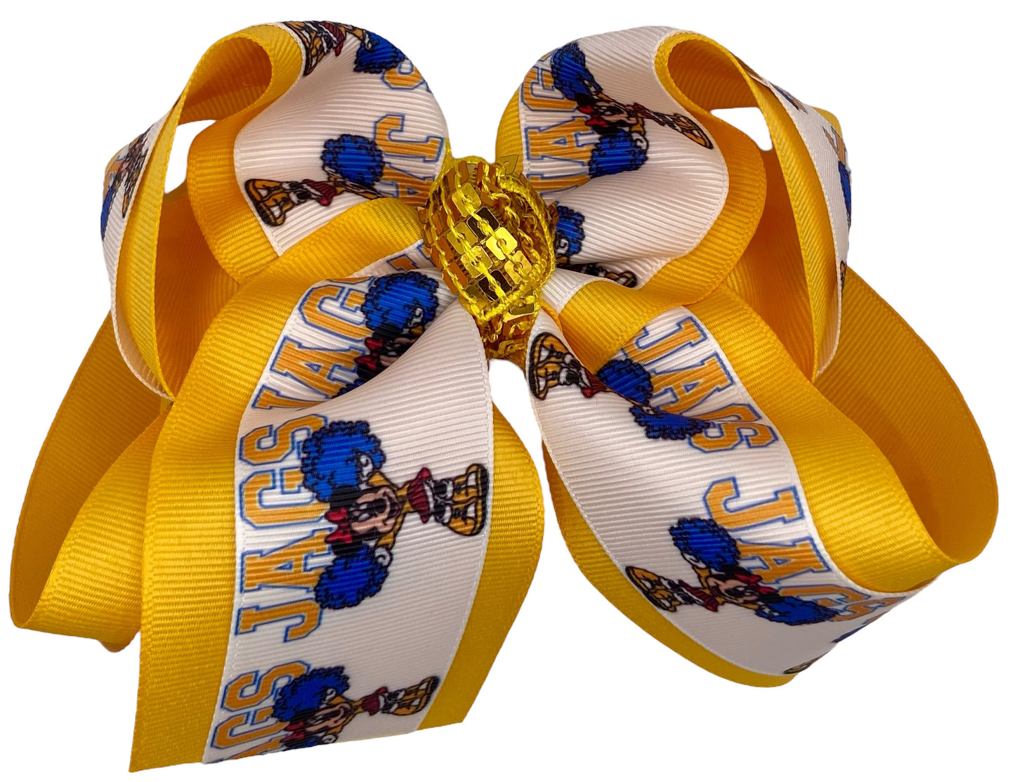 Jags Cheer Minnie Hair Bow