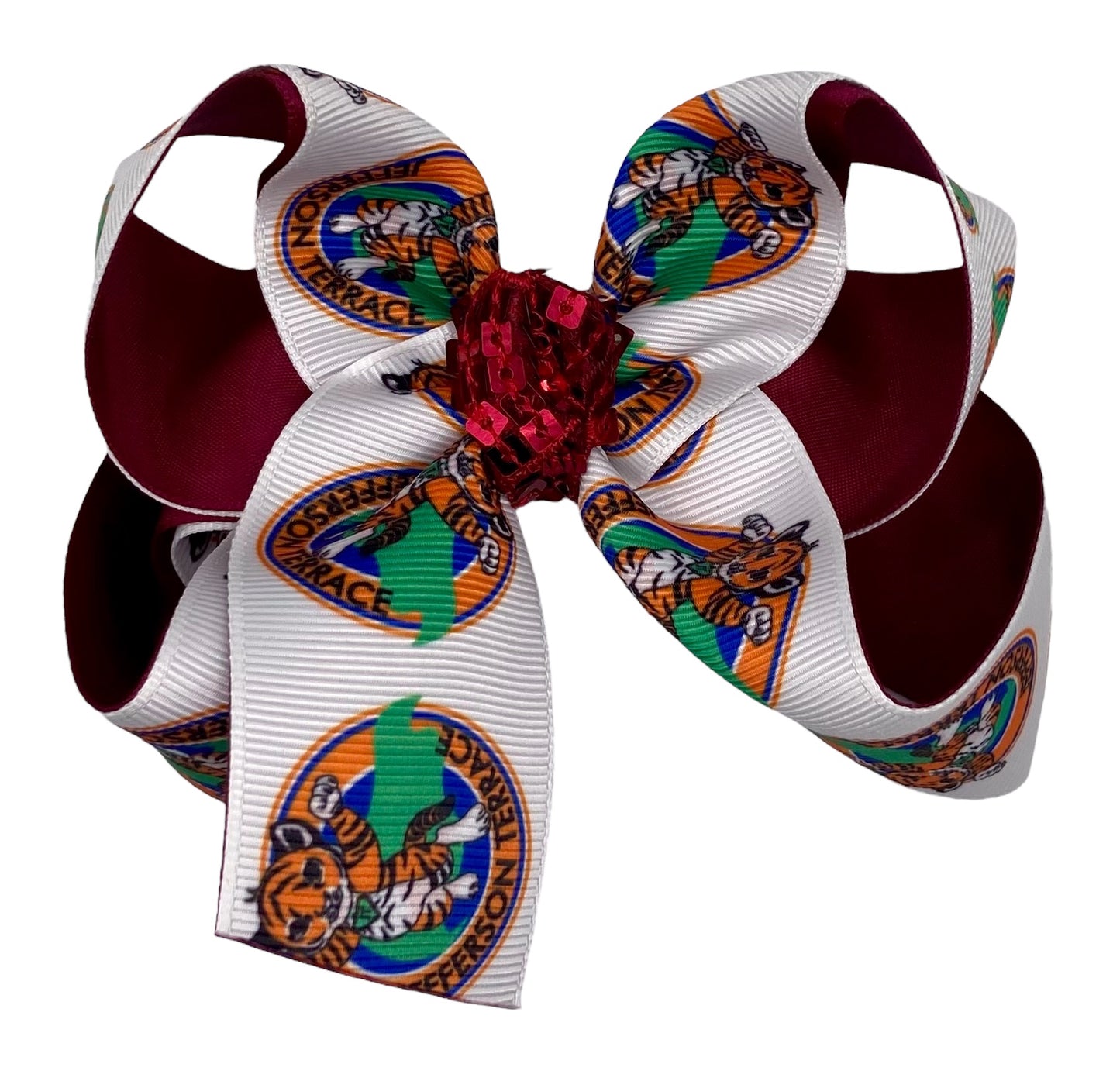 Jefferson Terrace Logo Hair Bow
