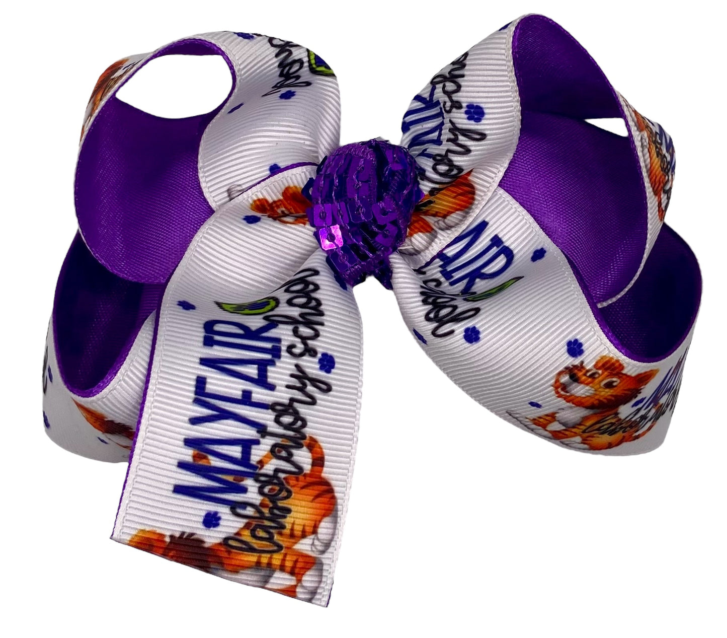 Mayfair Lab Logo Hair Bow