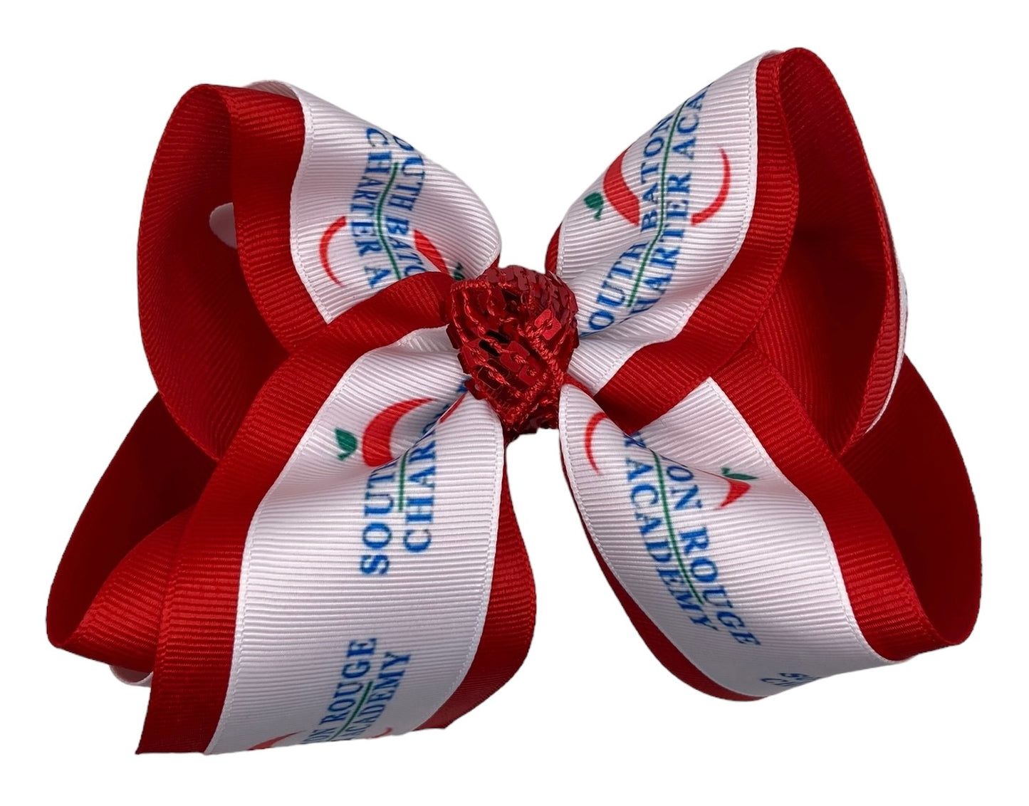 South Baton Rouge Charter Logo Hair Bow