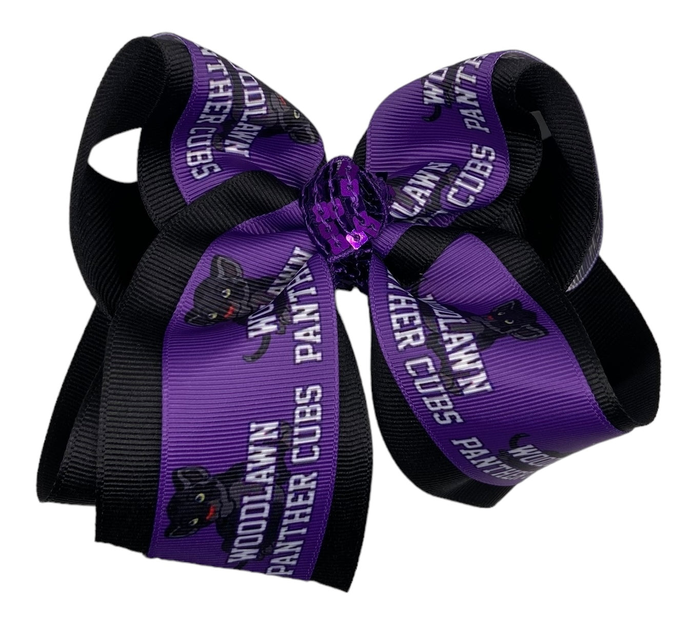 Woodlawn Elementary Logo Hair Bow