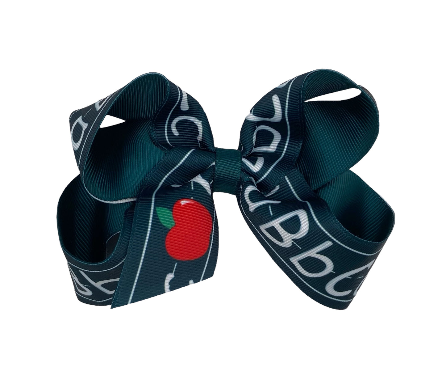Hunter ABC's Grosgrain Printed Hair Bows
