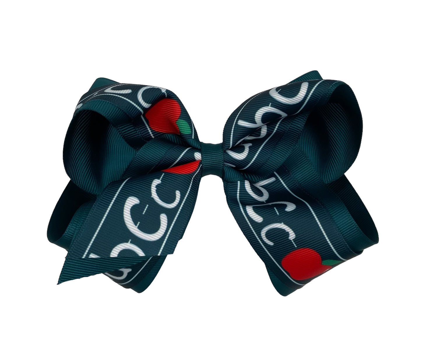Hunter ABC's Grosgrain Printed Hair Bows