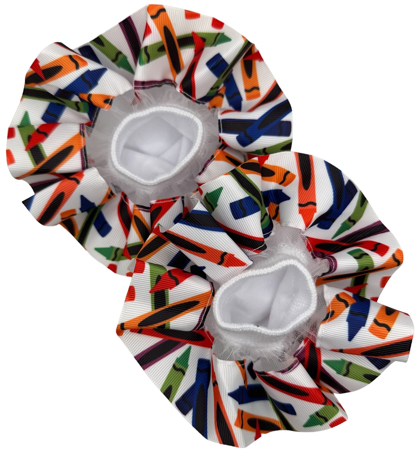 crayon ruffled socks