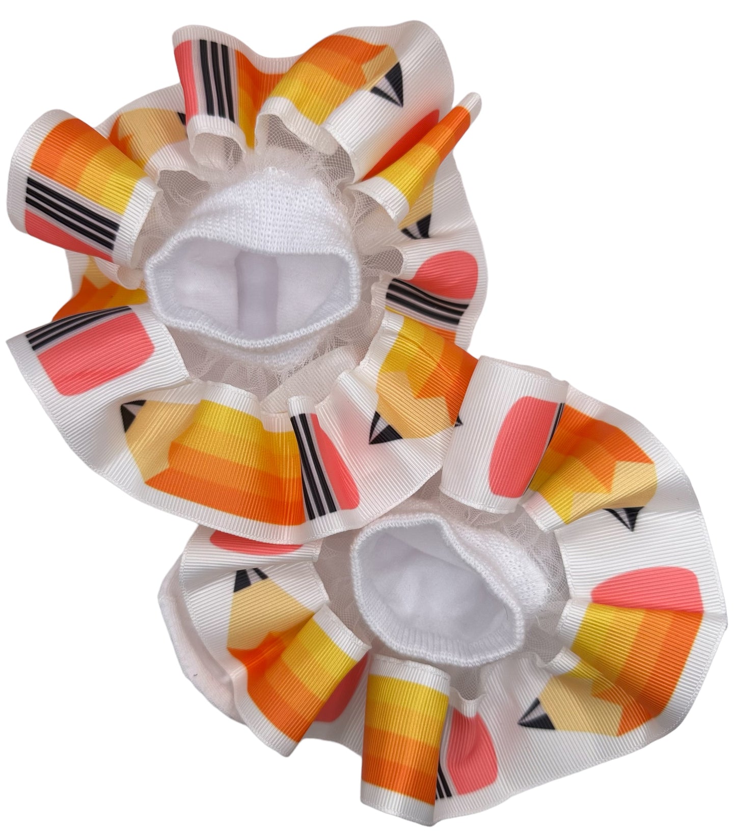 Big Pencil Print Ruffled Socks