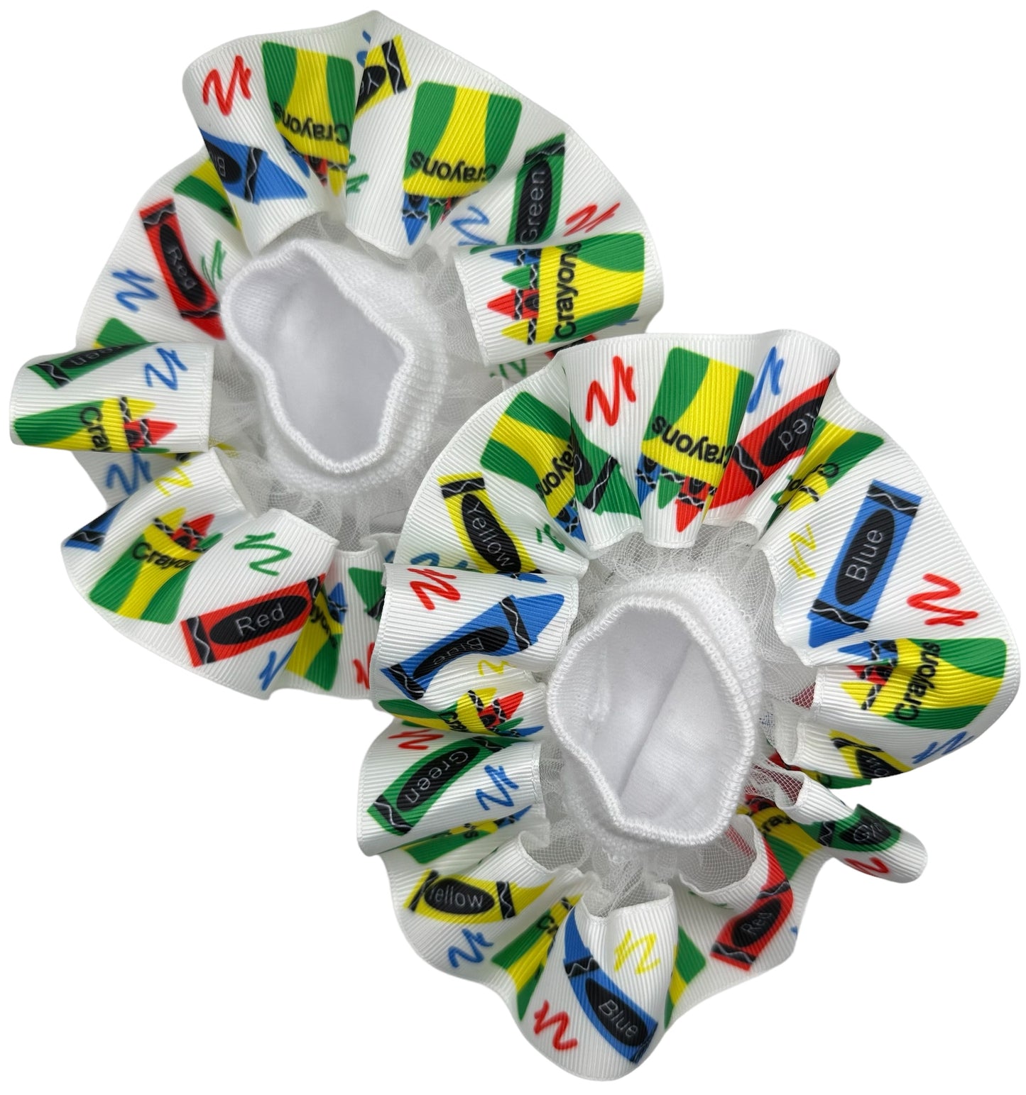 crayon box ruffled socks