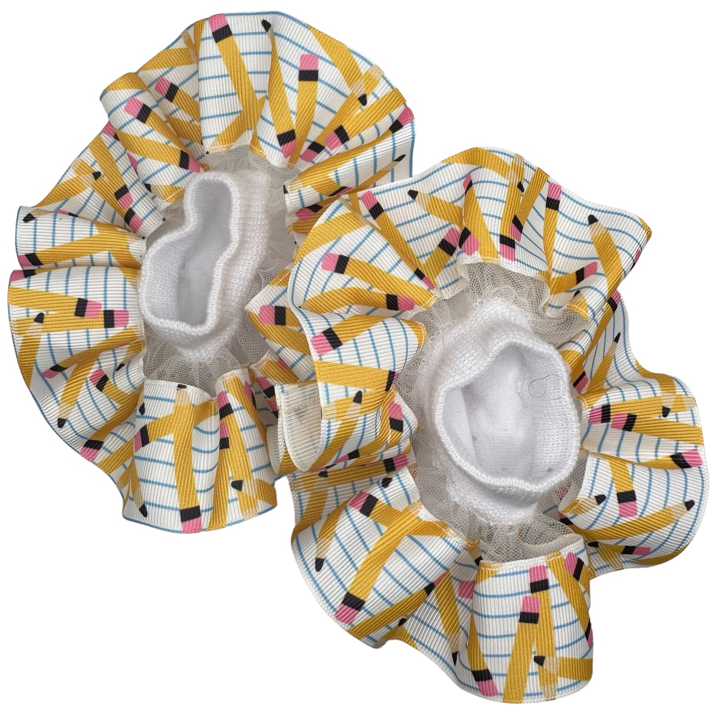 paper and pencil ruffled socks