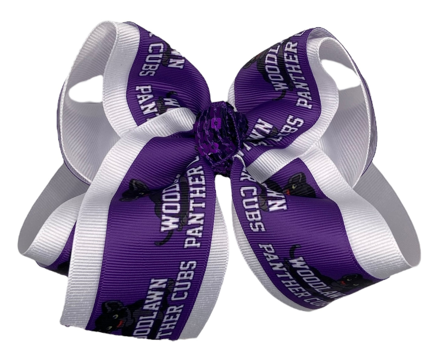 Woodlawn Elementary Logo Hair Bow