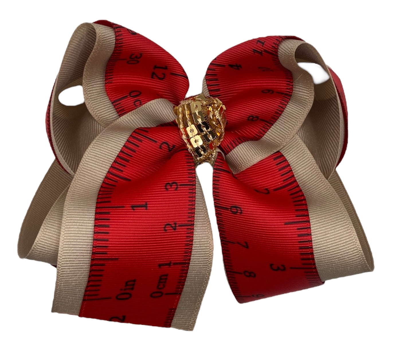 Ruler (Red) Hair Bow