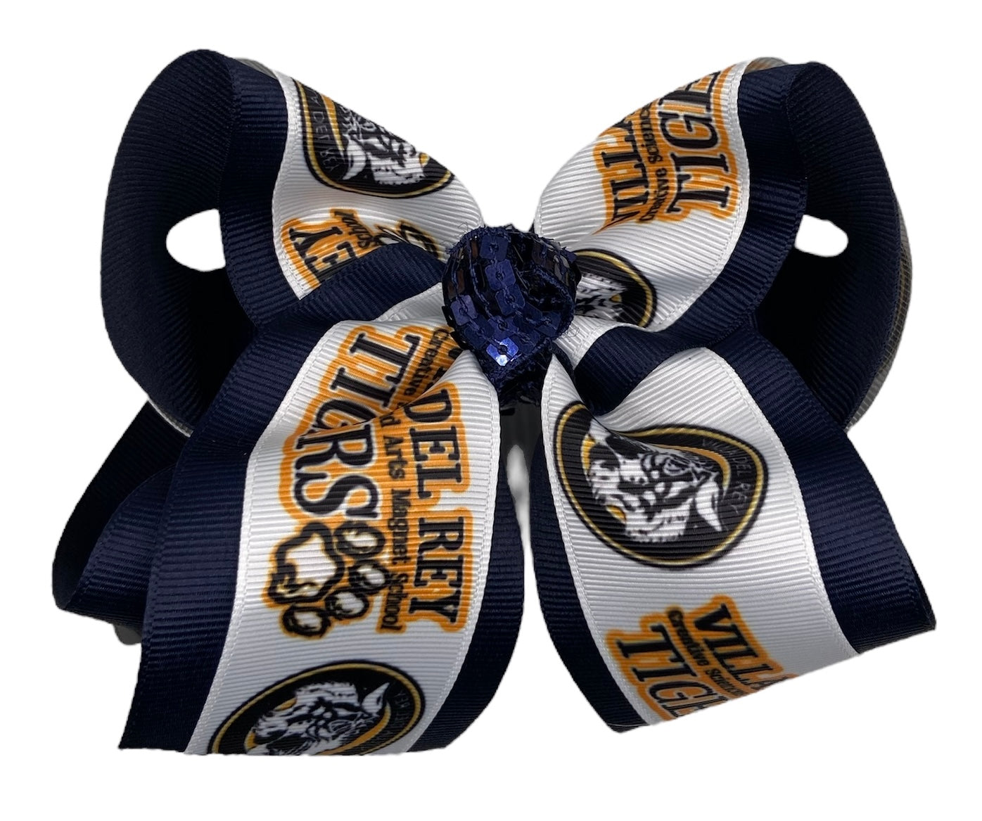Villa Del Rey Elementary Logo Hair Bow