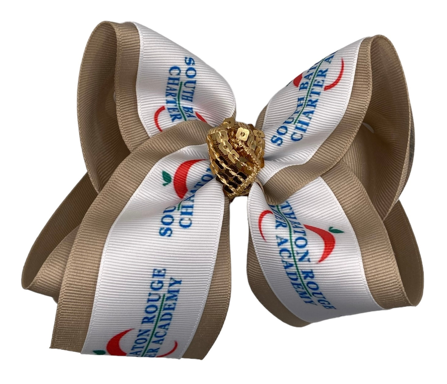 South Baton Rouge Charter Logo Hair Bow