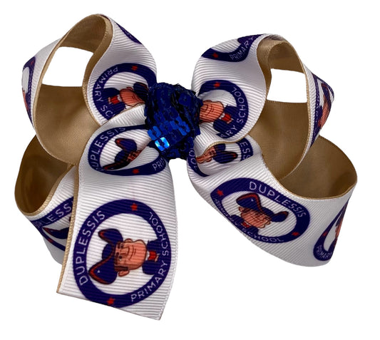 Duplessis Primary Logo Hair Bow