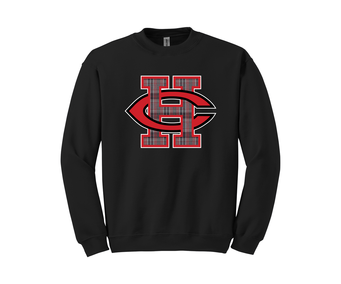 Hosanna Christian Academy Plaid Logo Sweatshirt