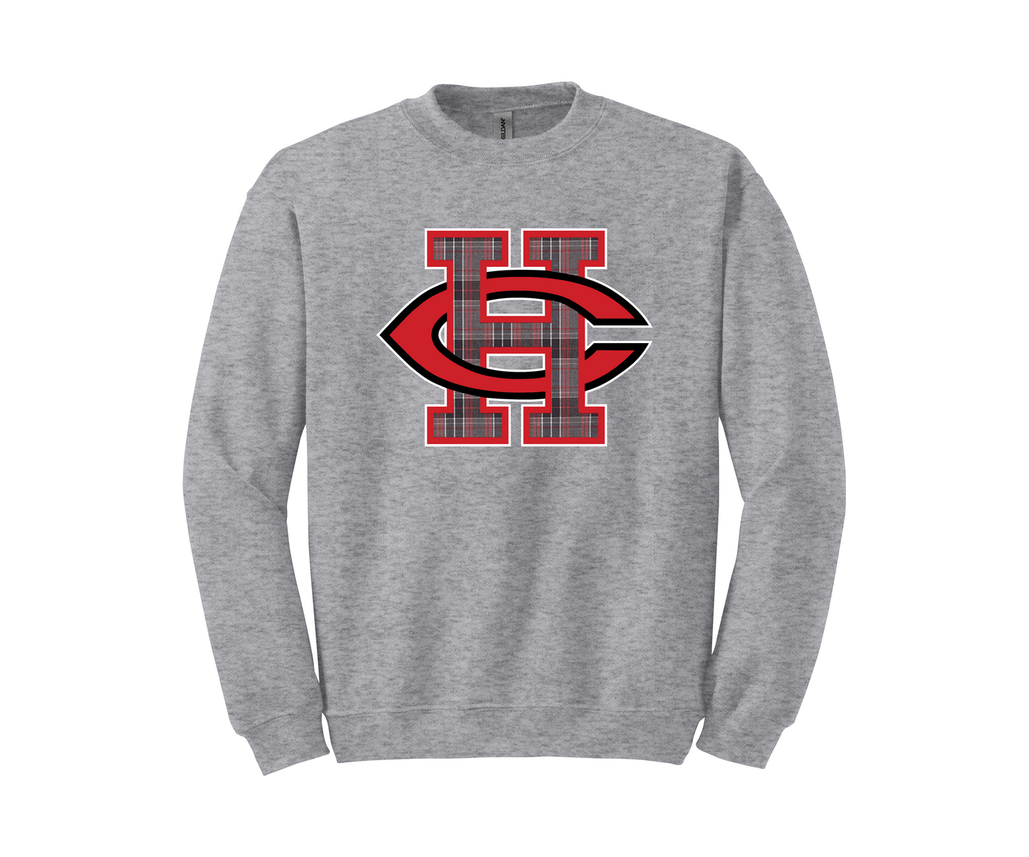 Hosanna Christian Academy Plaid Logo Sweatshirt