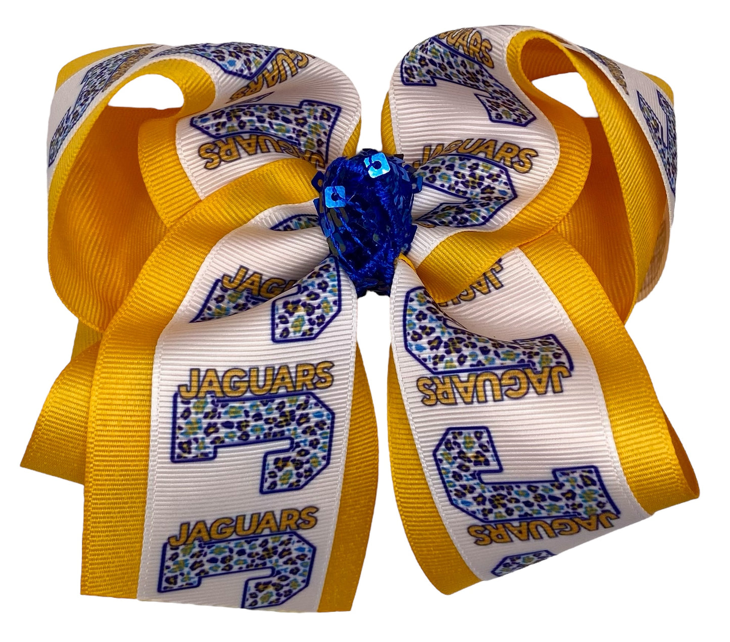 J For Jaguars Hair Bow