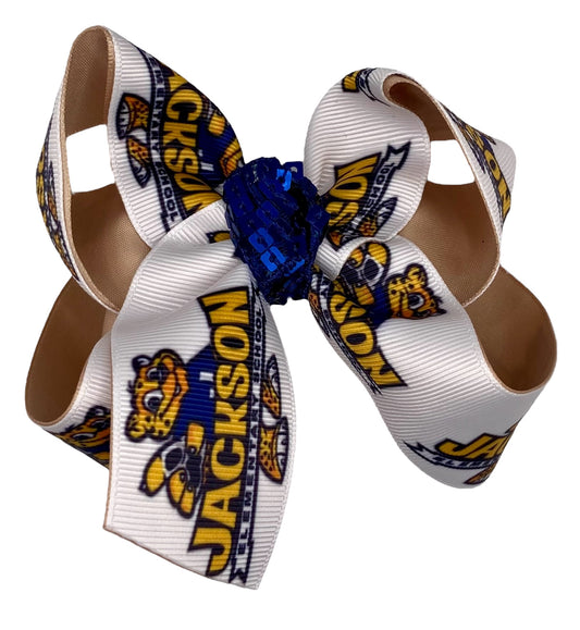 Jackson Elementary Logo Hair Bow