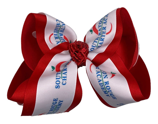 South Baton Rouge Charter Logo Hair Bow