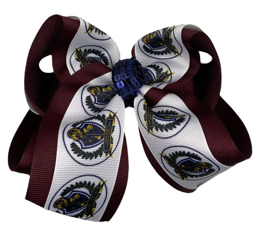 Forest Heights Elementary Logo Hair Bow