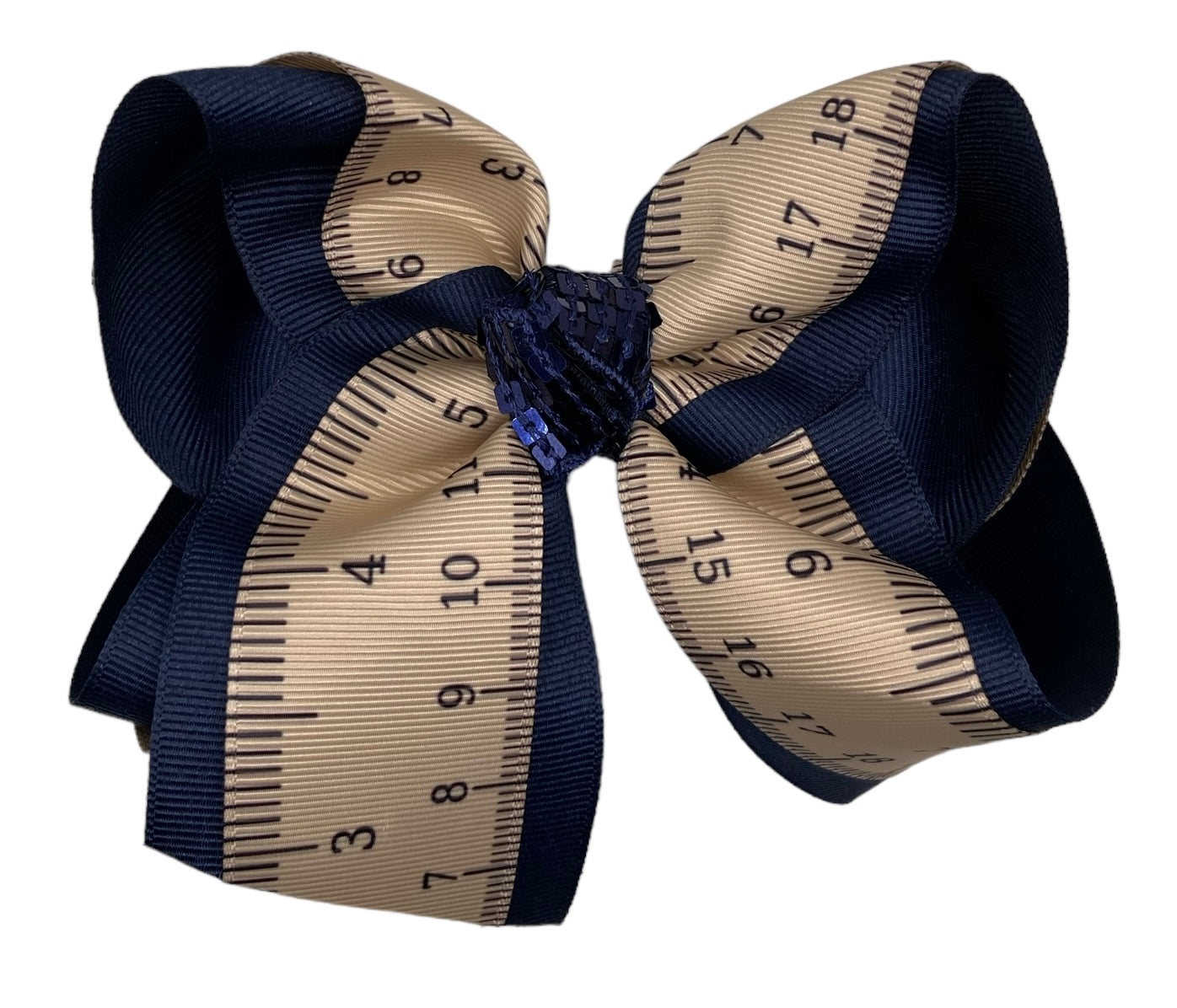 Ruler (Khaki) Hair Bow