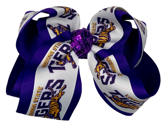 Louisiana Tigers Hair Bow