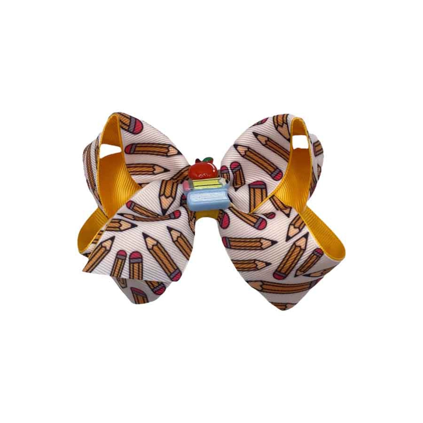 Pencils Everywhere Printed Hair Bows